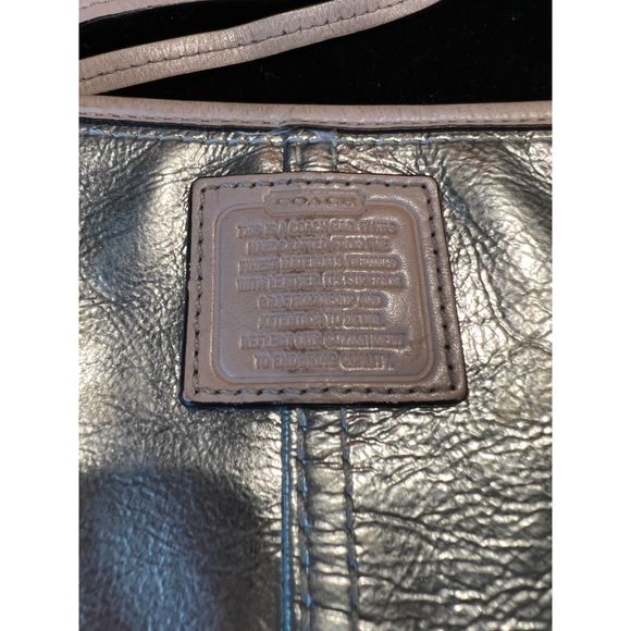 Coach Silver & Pink Leather Hand Bag Clutch Purse - Picture 2 of 5